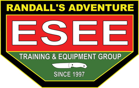 Randalls Adventure ESEE Training & Equipment Group logo with knife icon, established 1997