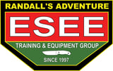 Randalls Adventure ESEE Training and Equipment Group logo with knife icon, established 1997